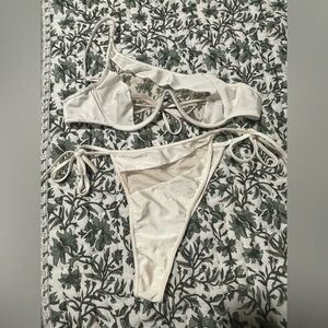 Elegant Cream Bikini Set
